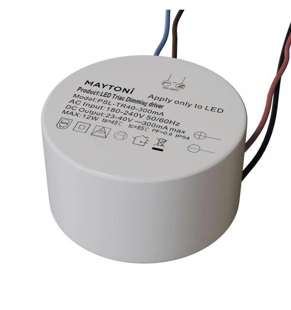 Источник питания 12W IP54 Maytoni Triac PSL-TR40-300mA